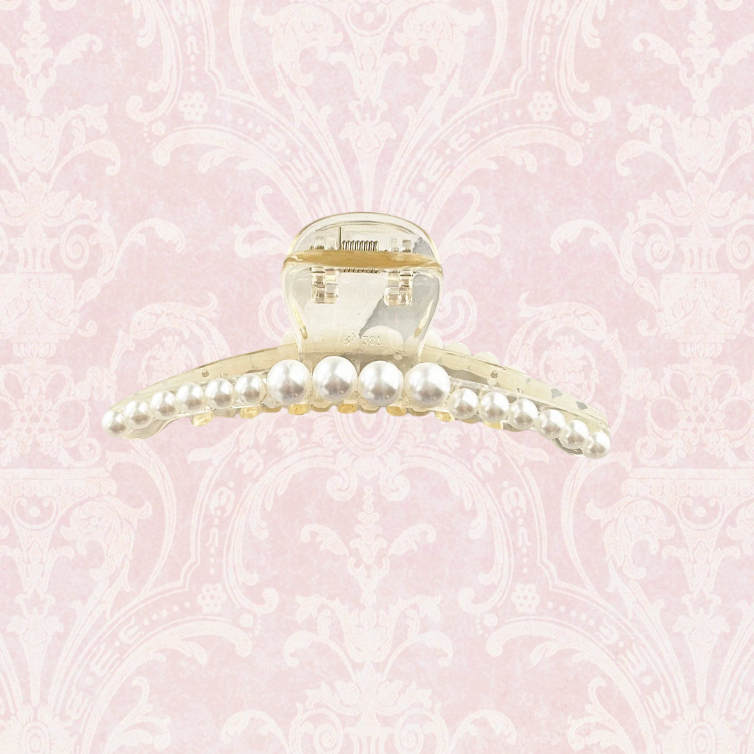 Pearl Hair Claw Clips