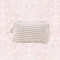 Striped Pattern Makeup Bag Accessory Pouch