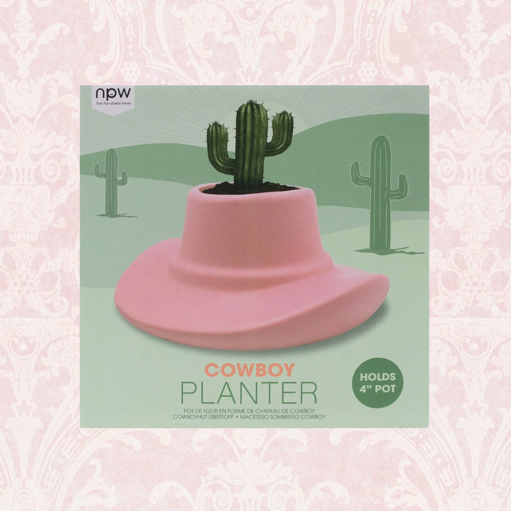 Western Cowboy Planter