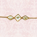 Baby's Breath & Queen Anne's Lace Pressed Flower Bracelet