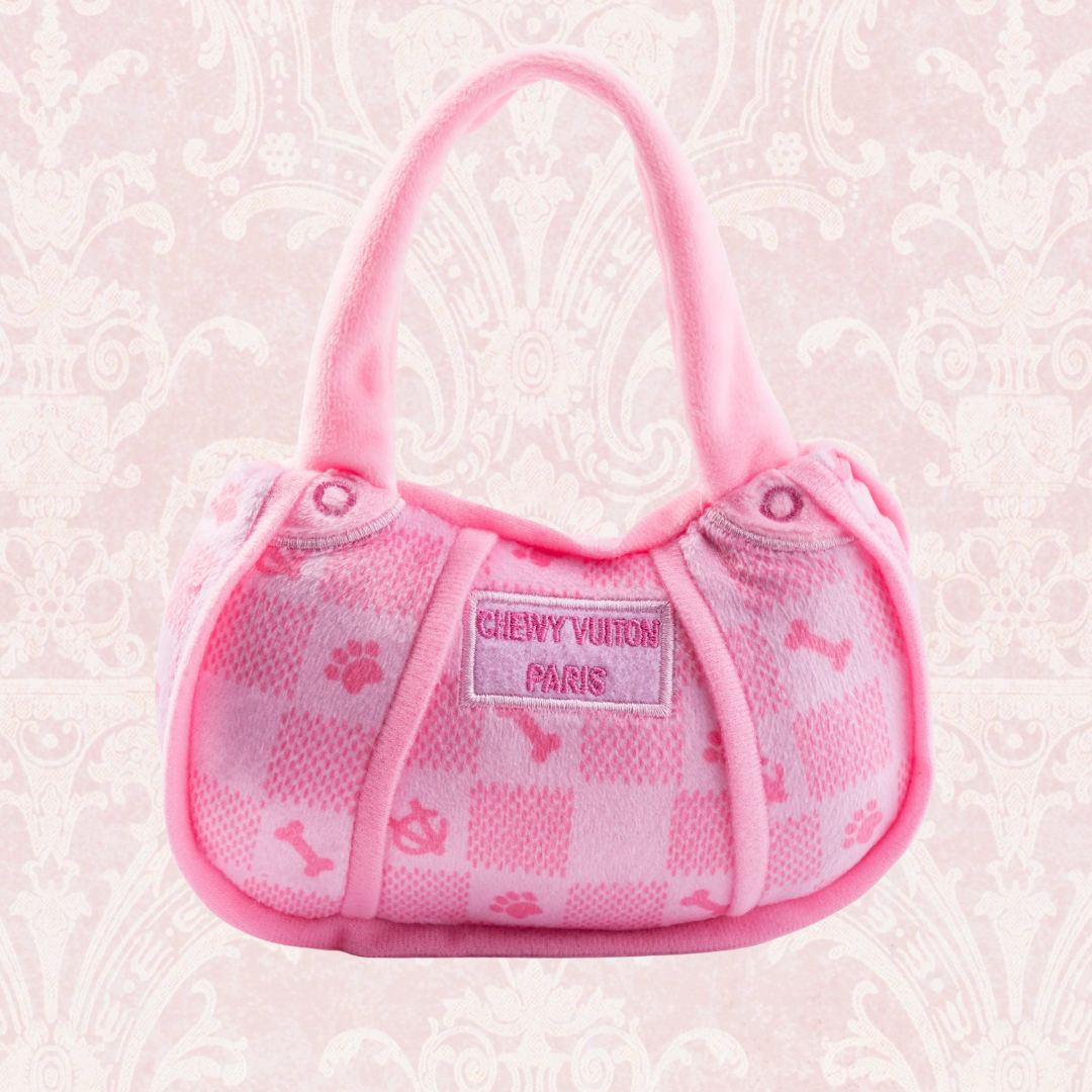 Chewy Vuiton Handbag Dog Toy