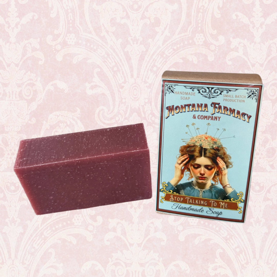 Vintage Antique Don't Talk To Me Anxiety Lavender Soap