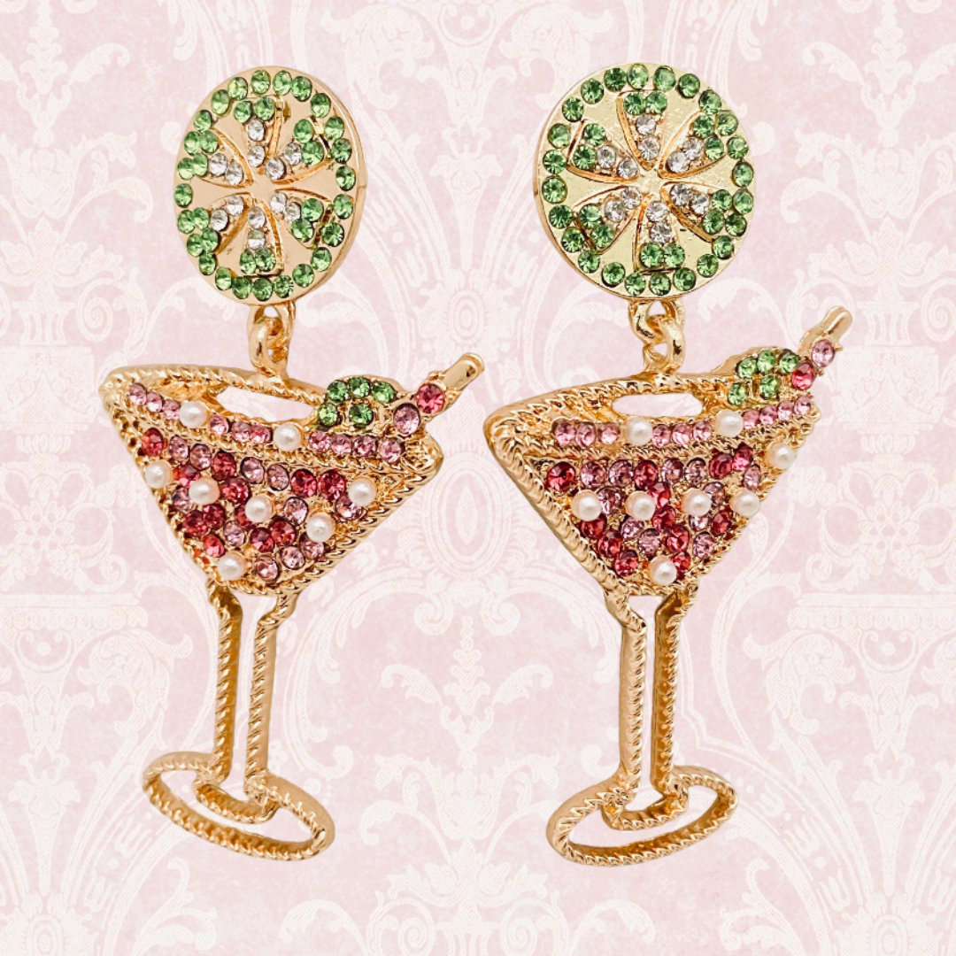 Martini Glass Earrings