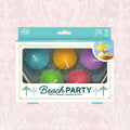 Beach Party Umbrella Candles - Set of 5