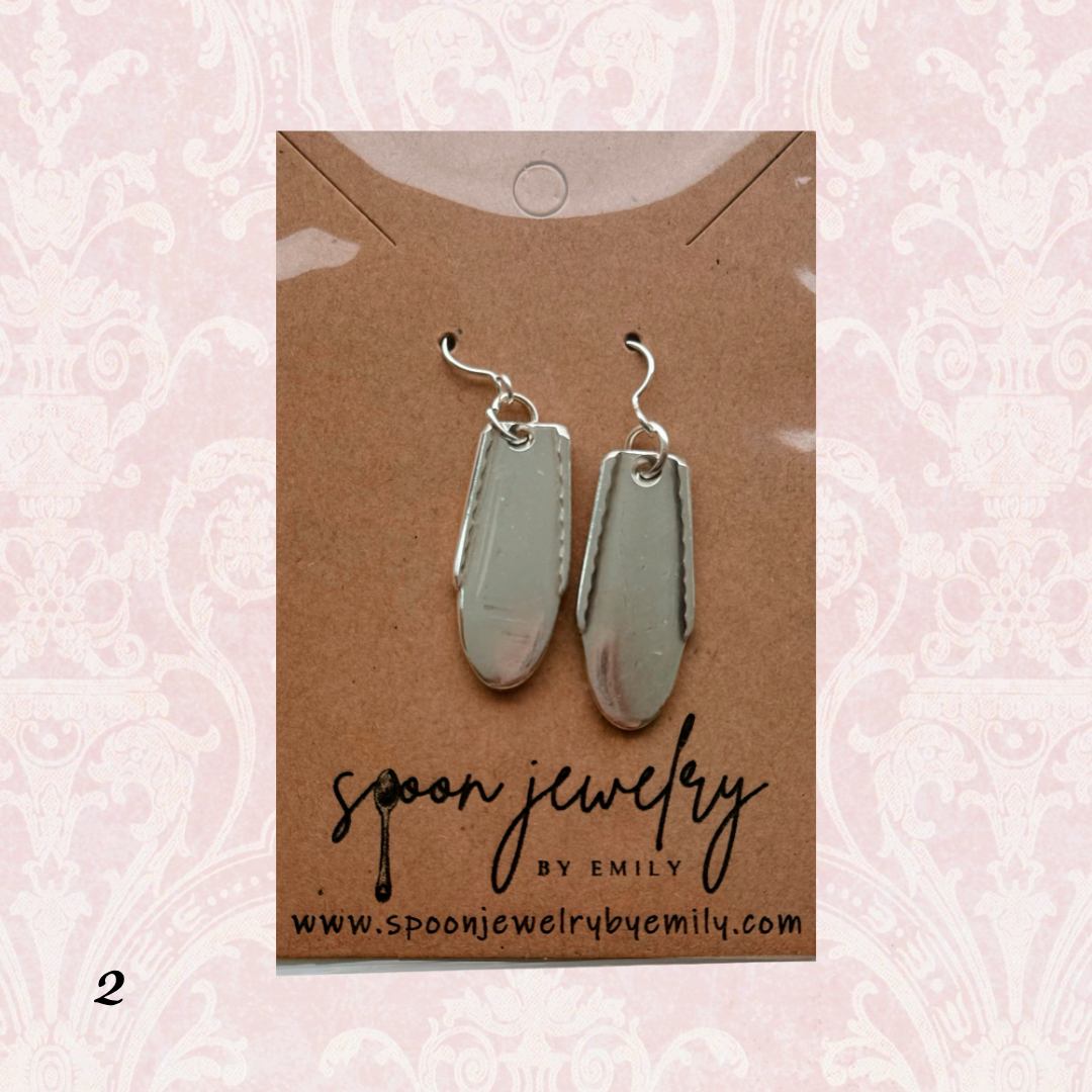 Upcycled Silverware Earrings