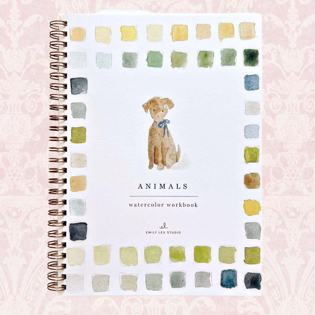 Animals Watercolor Workbook