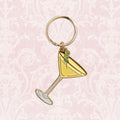 Olive Dirty Martini Enamel Keychain Bag Charm
