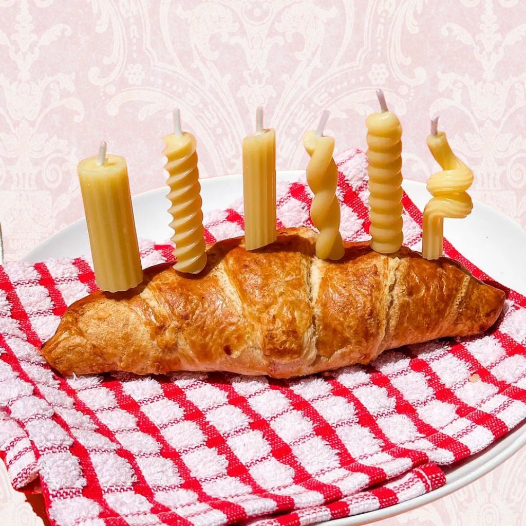 Pasta Party Noodle Candles - Set of 6