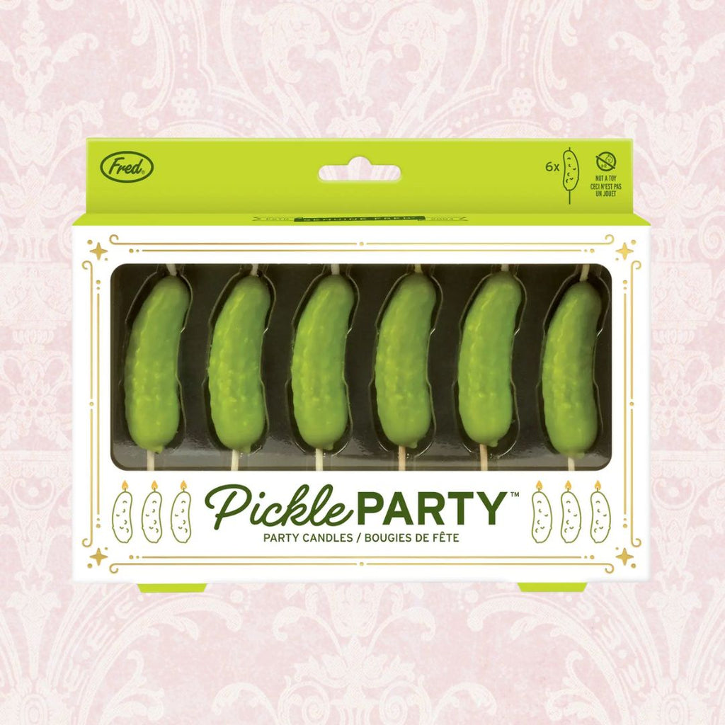 Pickle Party Candles - Set of 6