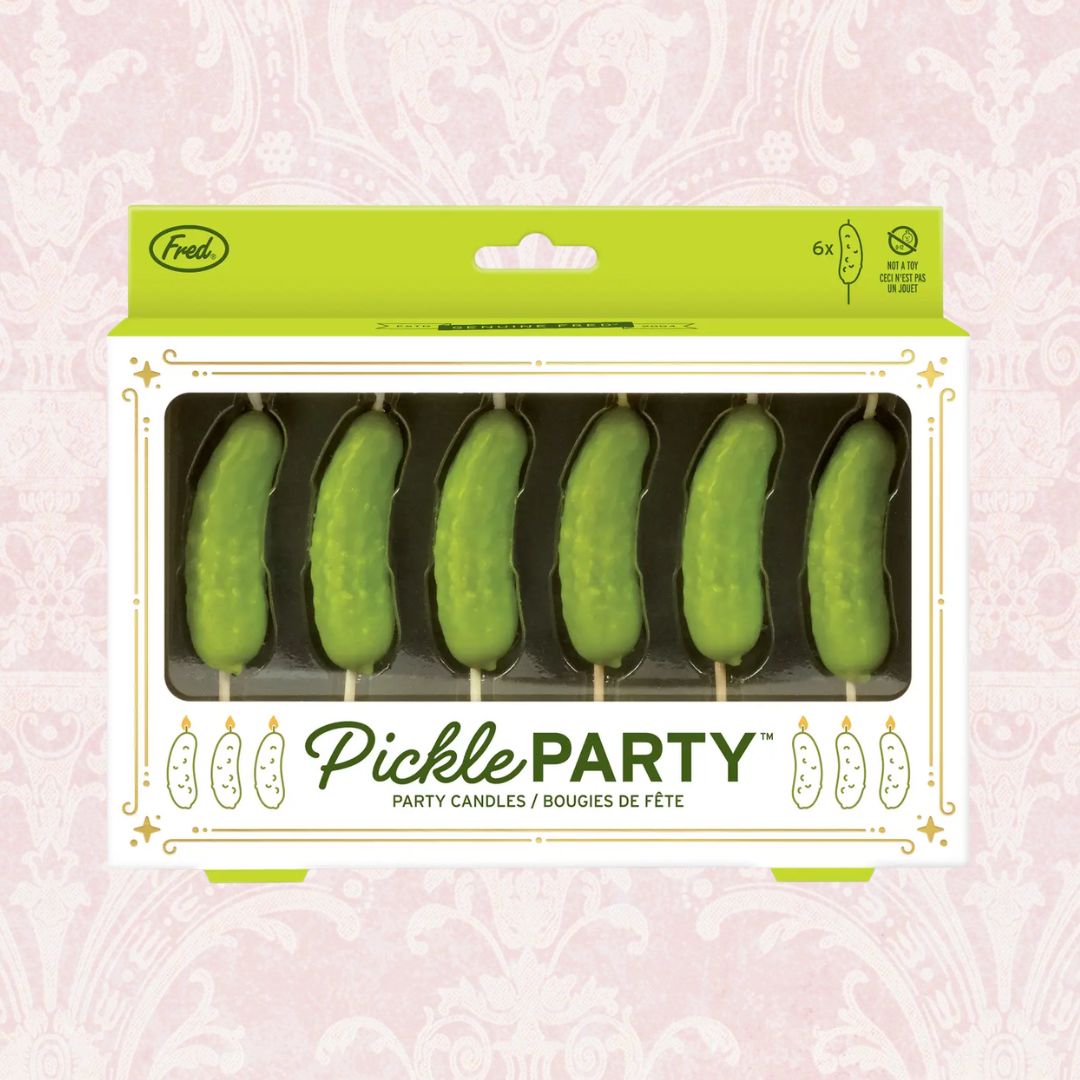 Pickle Party Candles - Set of 6