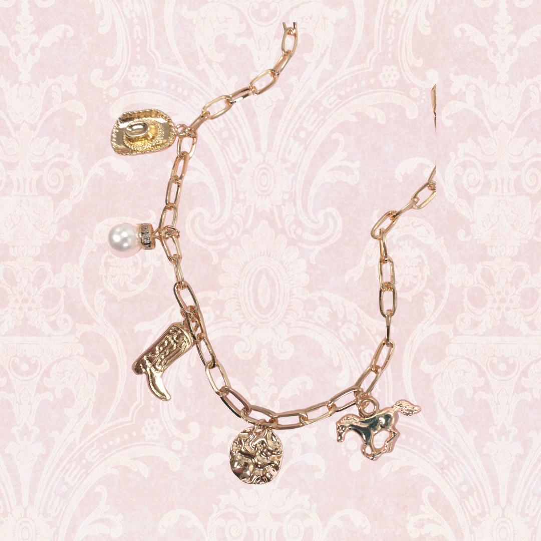 Western Boot Charm Necklace