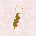 Olives Enamel Keychain Bag Charm