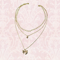 Multi-Layered Bow Necklace
