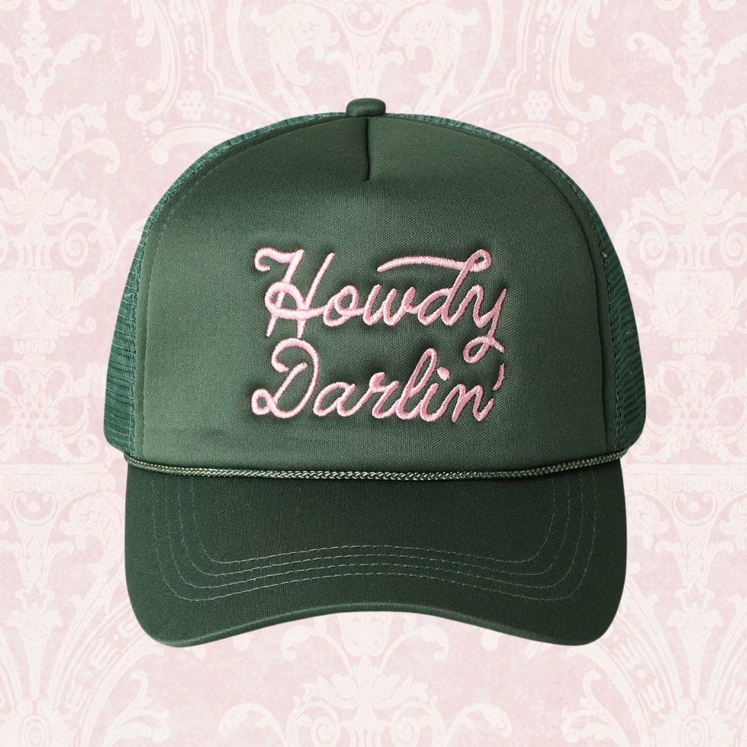 Howdy Darlin' Embroidered Mesh Back Trucker Cap