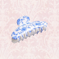 Floral Hair Clip Blue