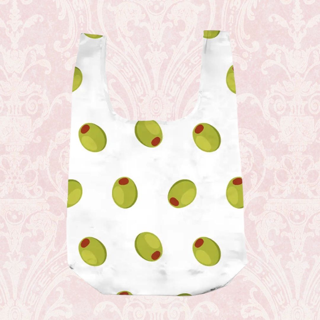Olive 2-in-1 Bag Charm & Reusable Shopper Bag