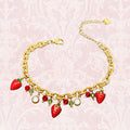 Strawberry Charm Bracelet