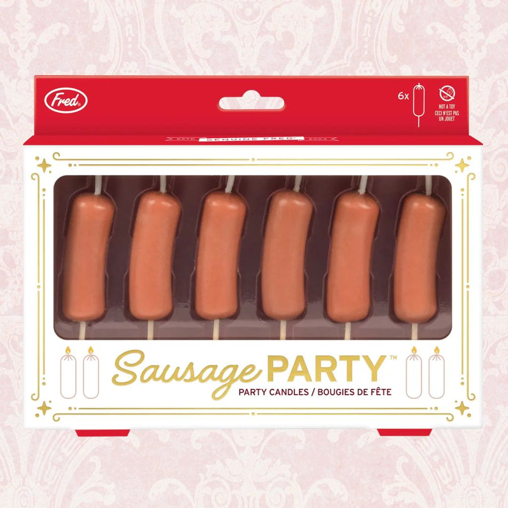 Sausage Party Candles - Set of 6