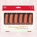 Sausage Party Candles - Set of 6