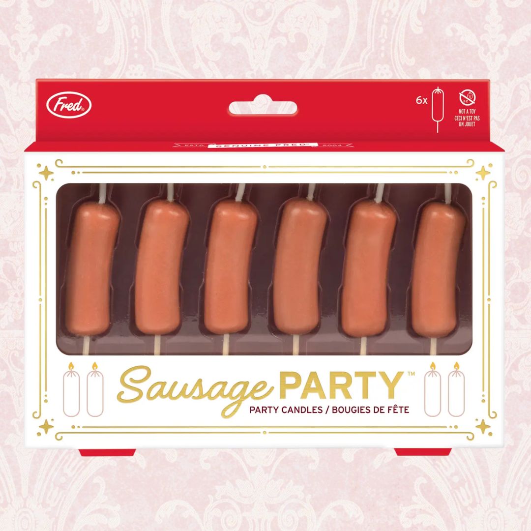 Sausage Party Candles - Set of 6