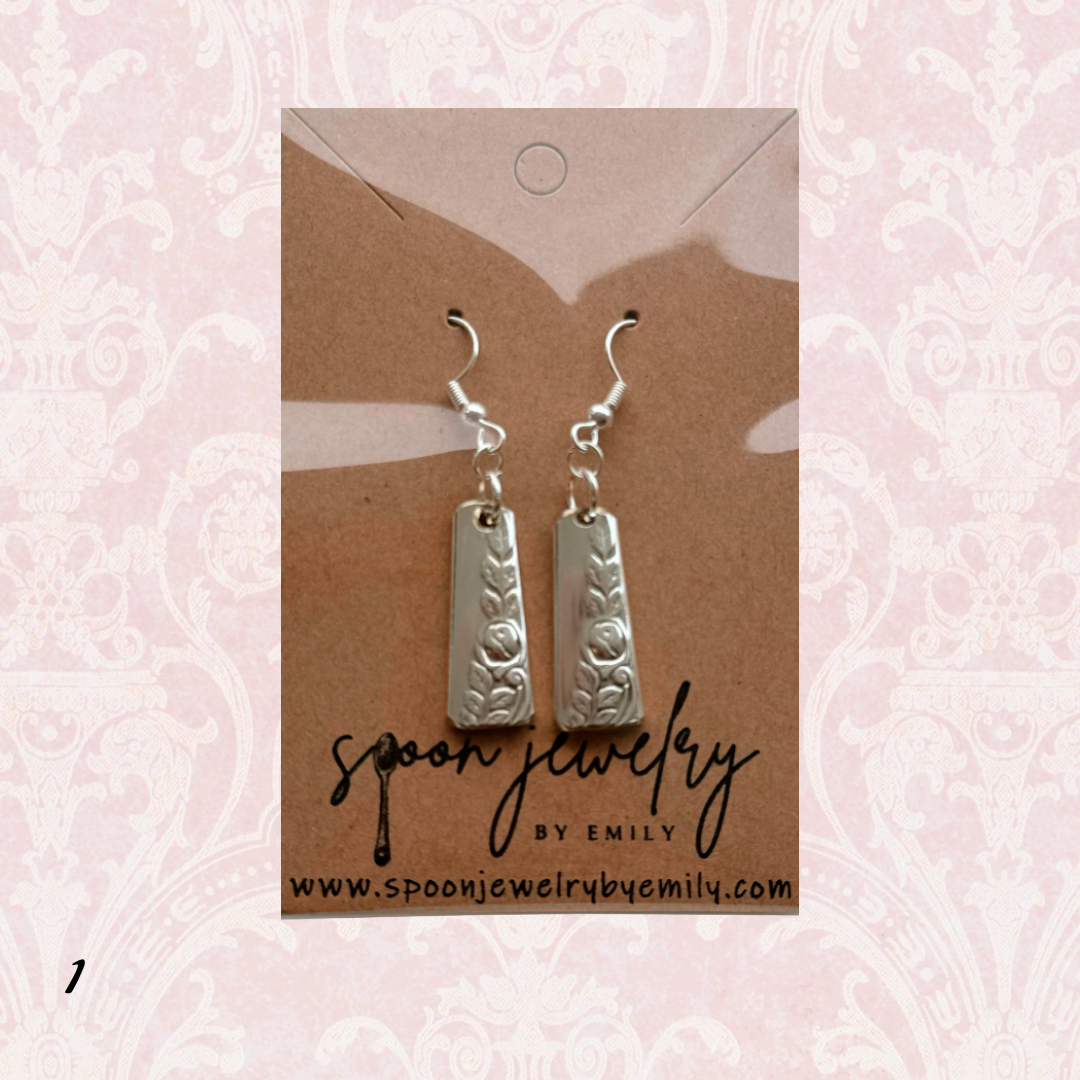 Upcycled Silverware Earrings
