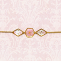 False Spiraea & Sweet Alyssum Pressed Flower Bracelet