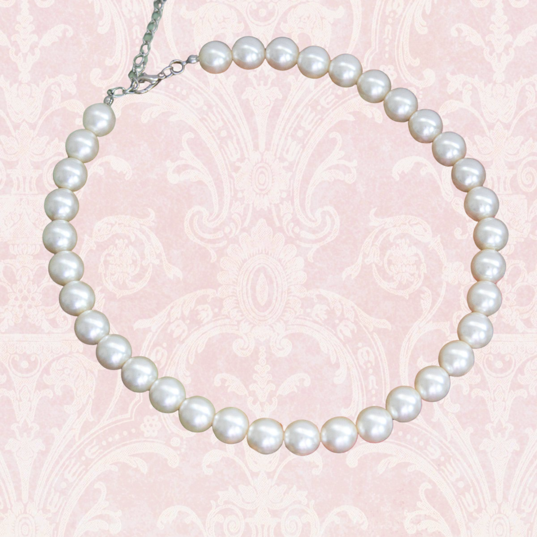 Vintage Pearl Chain Necklace