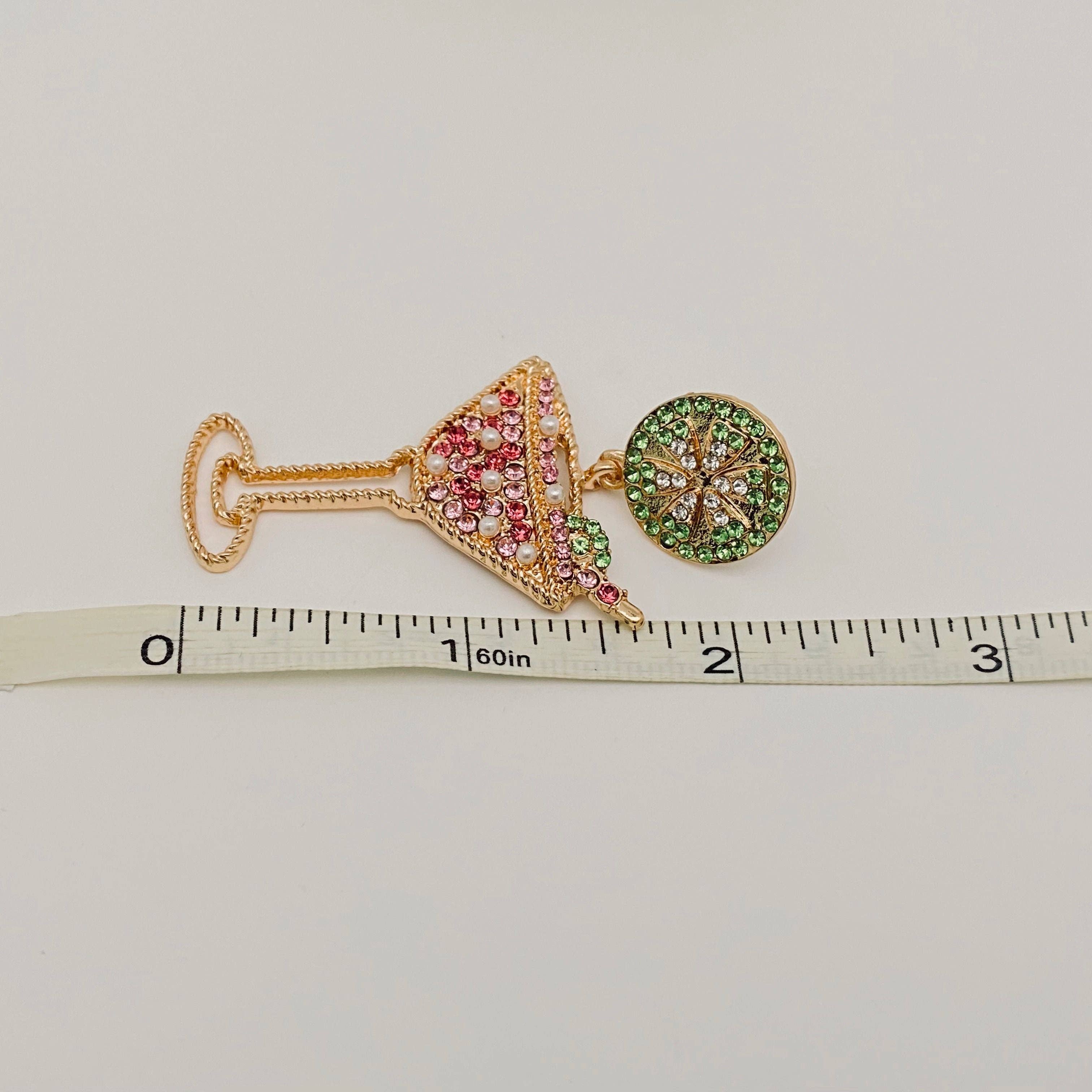 Martini Glass Earrings