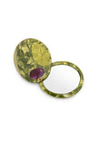Olive Folding Compact Mirror