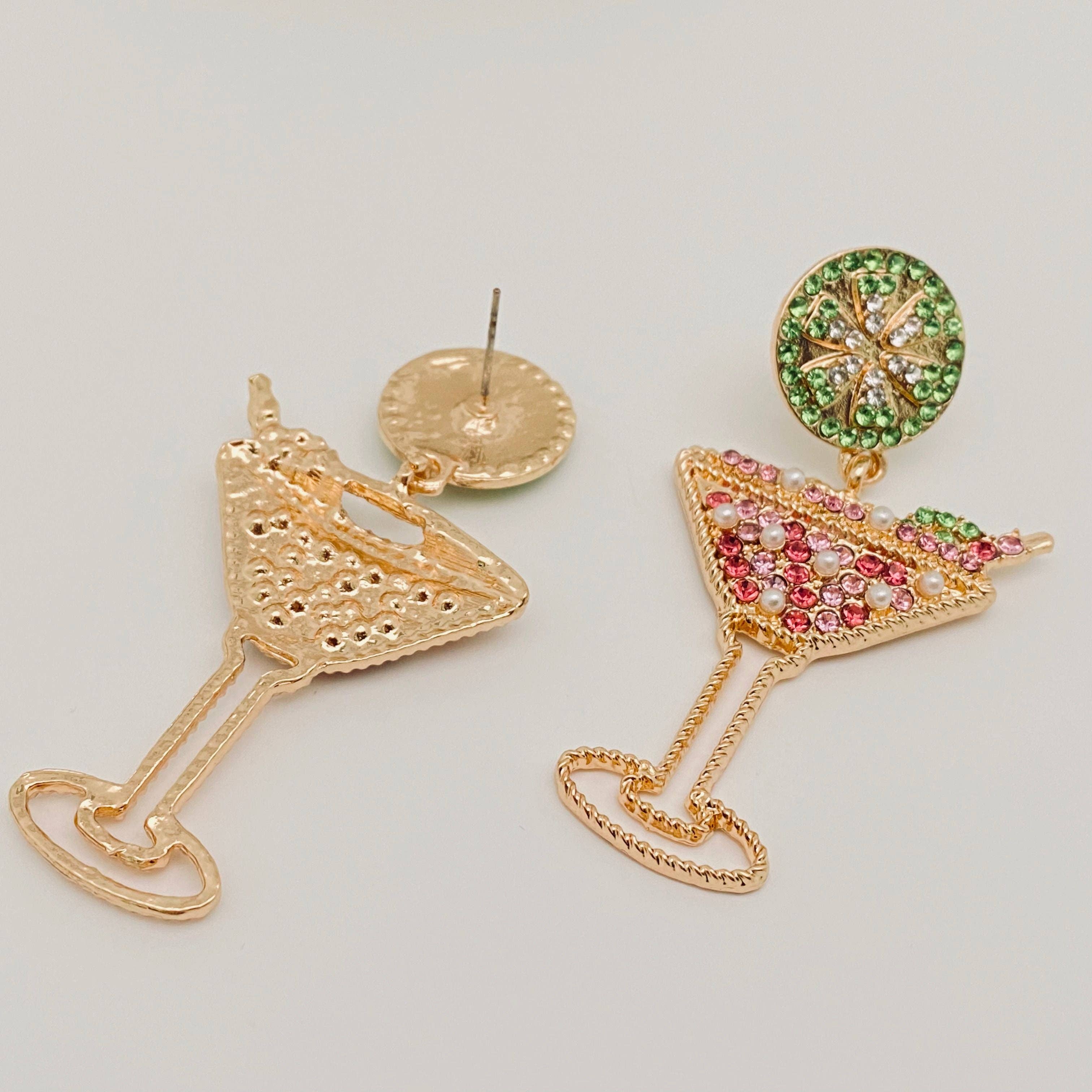Martini Glass Earrings