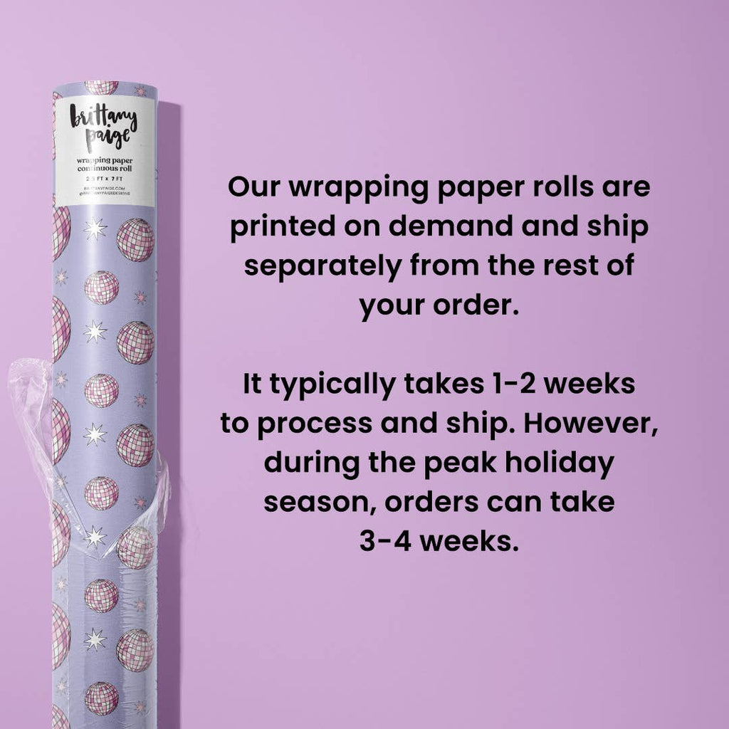 Dirty Olive Martini Birthday Wrapping Paper Roll